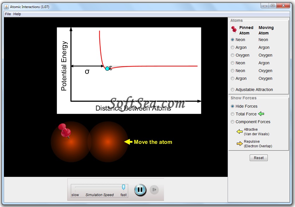 Atomic Interactions Screenshot