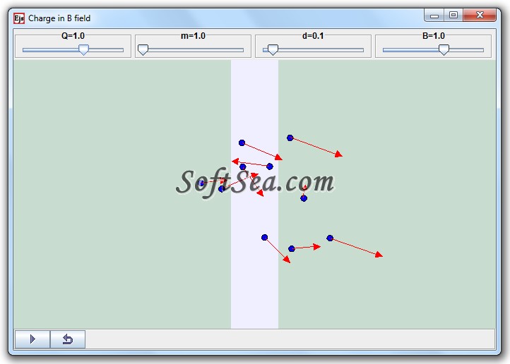 Charge In B-Field Model Screenshot
