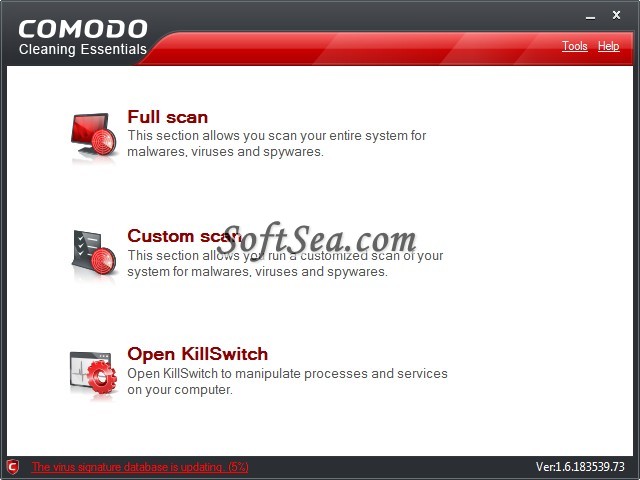 Comodo Cleaning Essentials (64-Bit) Screenshot