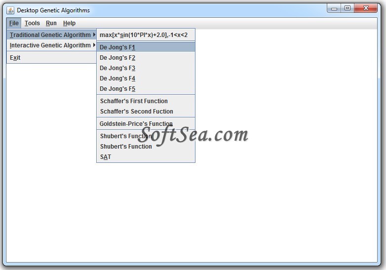 Desktop Genetic Algorithms Screenshot