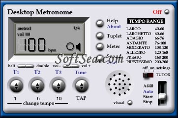 Desktop Metronome Screenshot