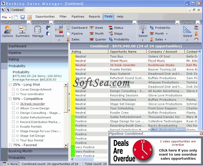 Desktop Sales Manager Screenshot