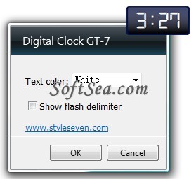 Digital Clock GT-7 Screenshot