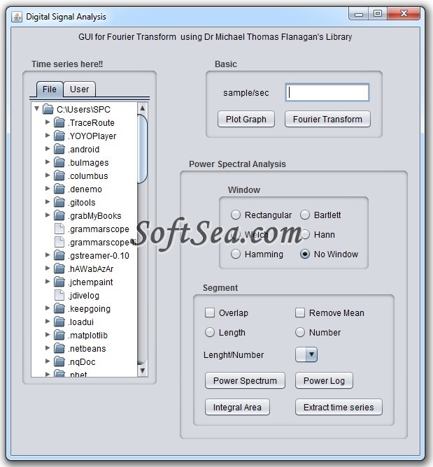 Digital Signal Analysis Screenshot