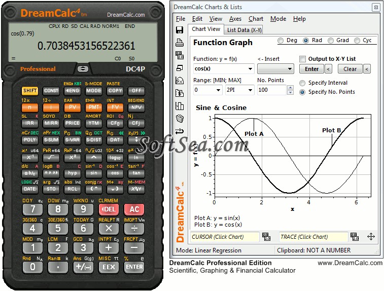 DreamCalc Financial Calculator Screenshot