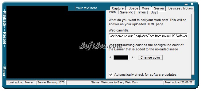 Easy Web Cam Screenshot