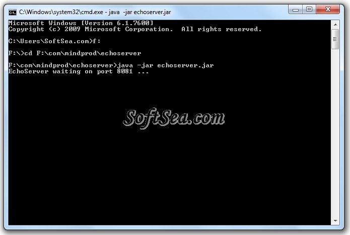 EchoServer Screenshot