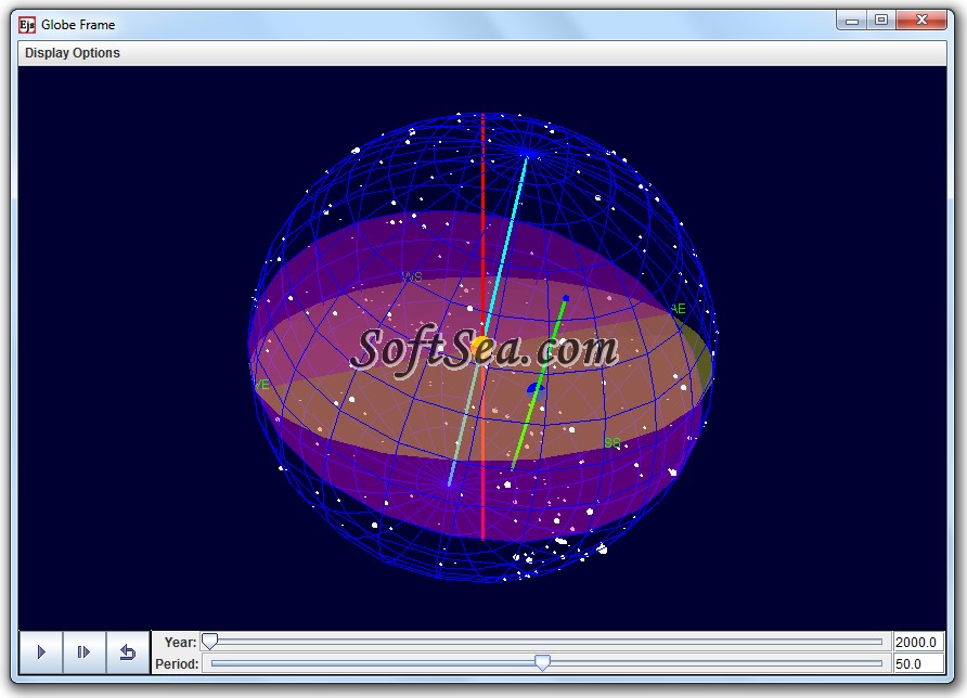 Equinox Precession Model Screenshot