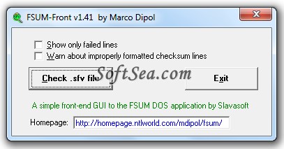 FSUM-Front Screenshot