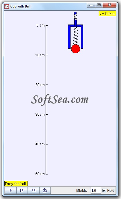 Falling Cup with Ball Model Screenshot
