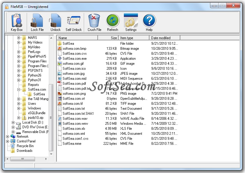 FileMSB Screenshot