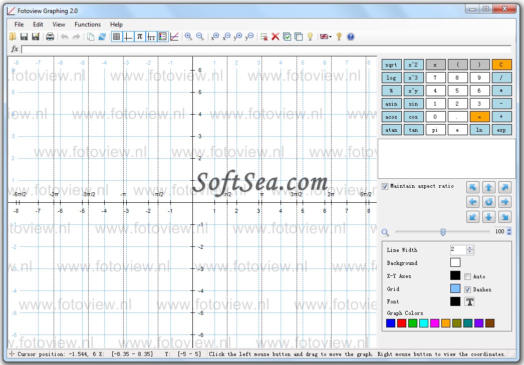 Fotoview Graphing Screenshot