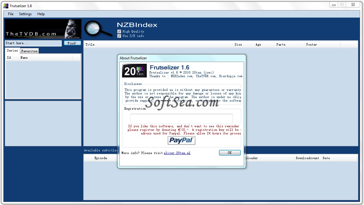 Frutselizer Screenshot