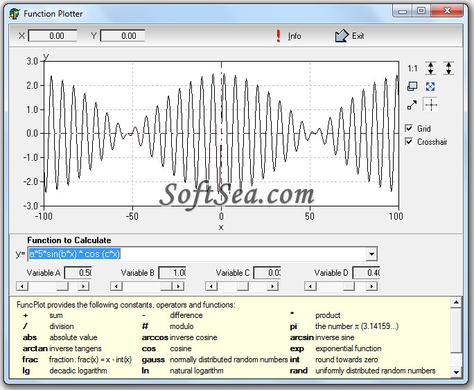 Function Plotter Screenshot