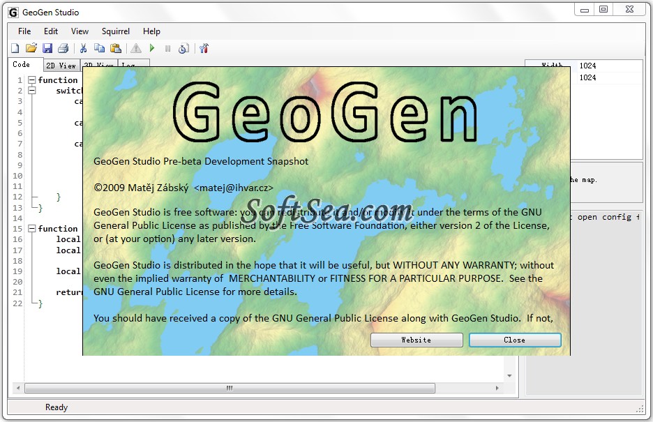 GeoGen Screenshot