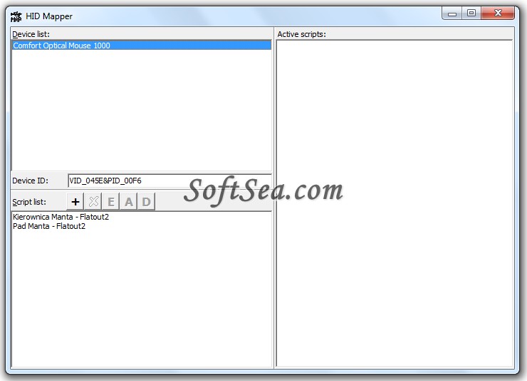 HID Mapper Screenshot