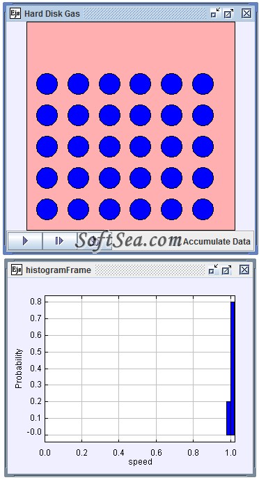 Hard Disk Gas Model Screenshot