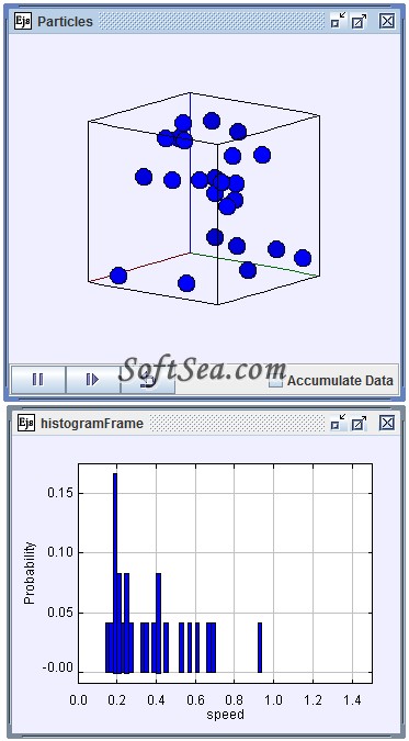 Hard Sphere Gas Model Screenshot