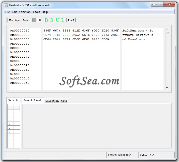 HexEditor Screenshot