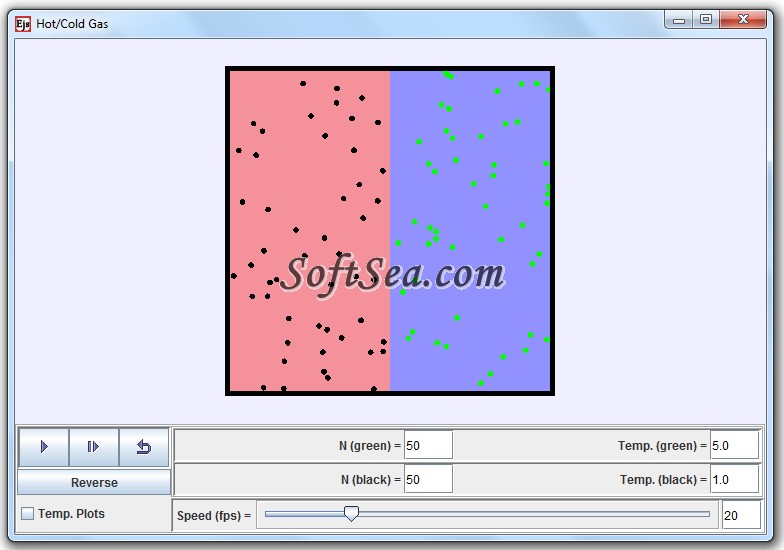 Hot and Cold Ideal Gases Screenshot