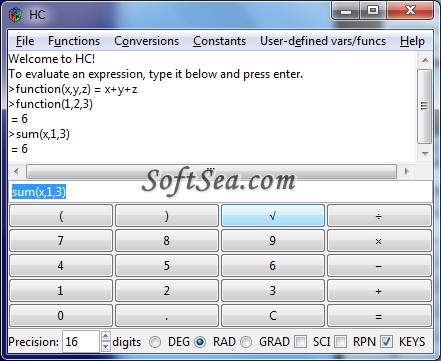 HoubySoft Calculator Screenshot