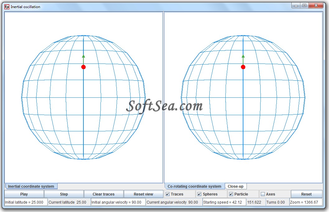 Inertial Oscillation Model Screenshot