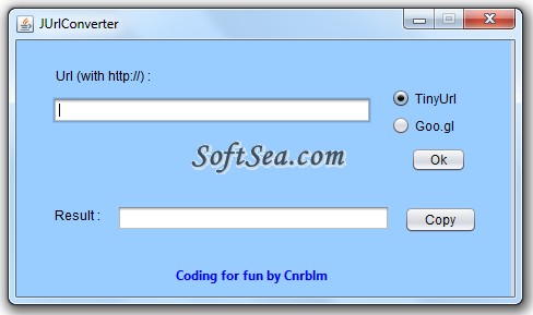 JUrlConverter Screenshot