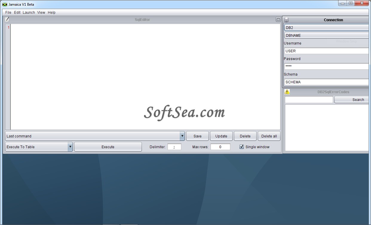 JamaicaSql Screenshot