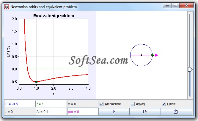 Keplerian Orbit Model Screenshot