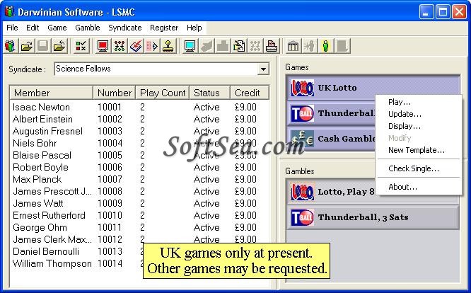 LSMC Screenshot