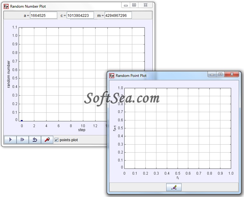 Linear Congruent Number Generator Screenshot