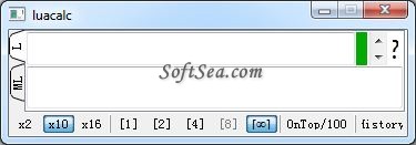 LuaCalc Screenshot