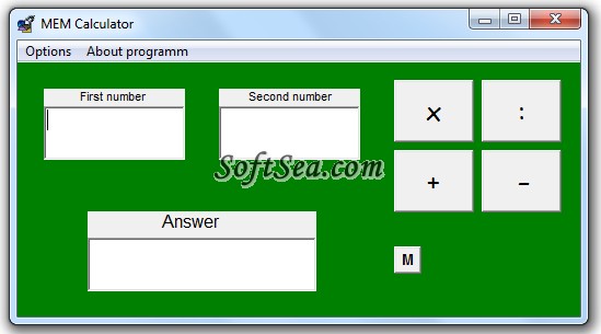 MEM Calculator Screenshot