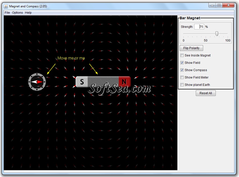 Magnet and Compass Screenshot