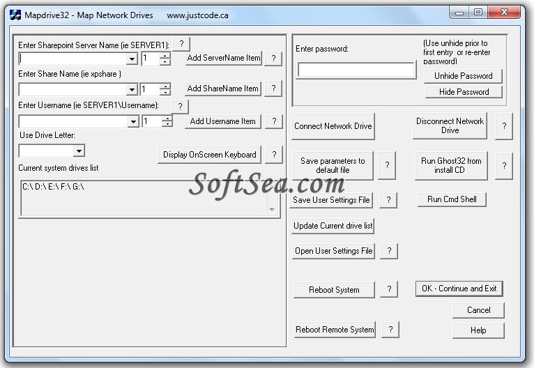 Mapdrive32 Screenshot