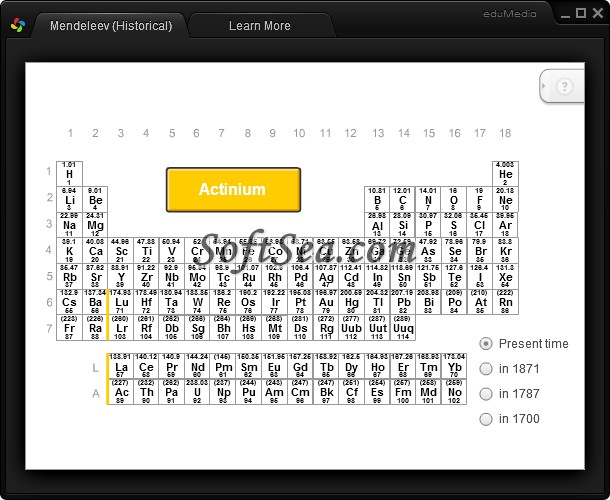 Mendeleev (Historical) Screenshot