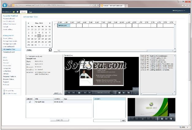 Microsoft Media Platform Content Manager Screenshot