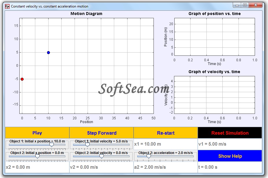 Motion graphs Screenshot