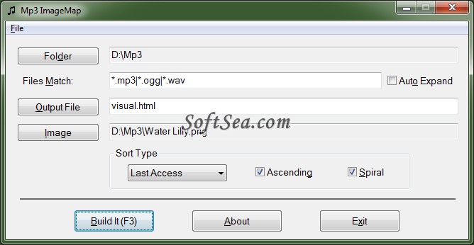 Mp3 ImageMap Screenshot