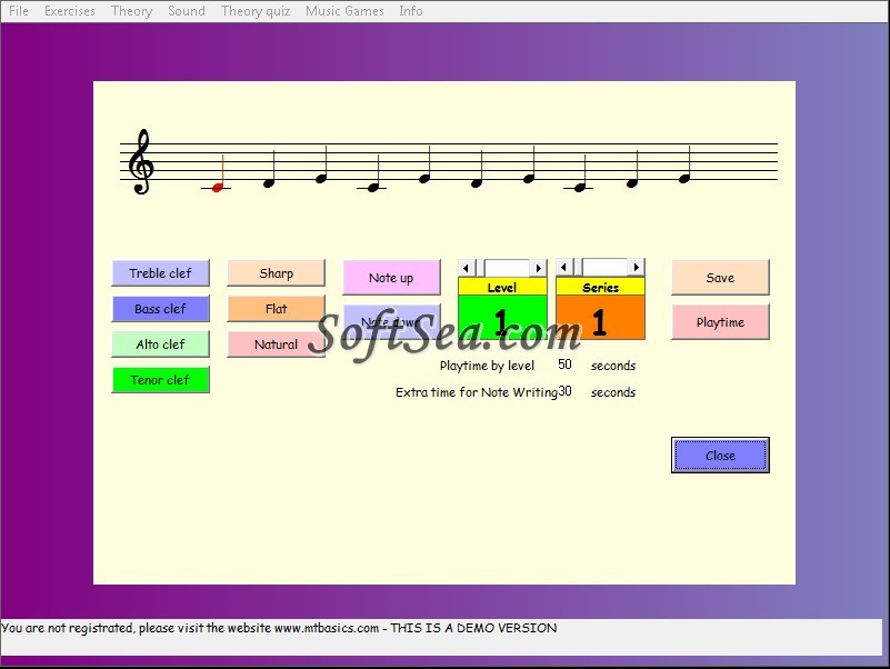 Music Theory Basics Screenshot