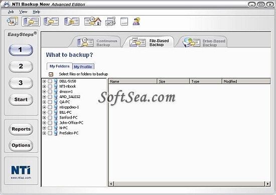 NTI Backup Now Screenshot