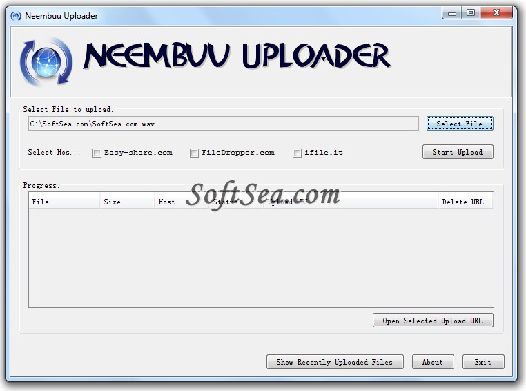 Neembuu Uploader Screenshot