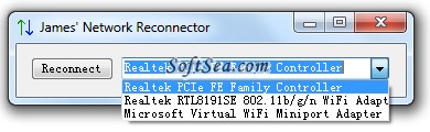 Network Reconnector Screenshot