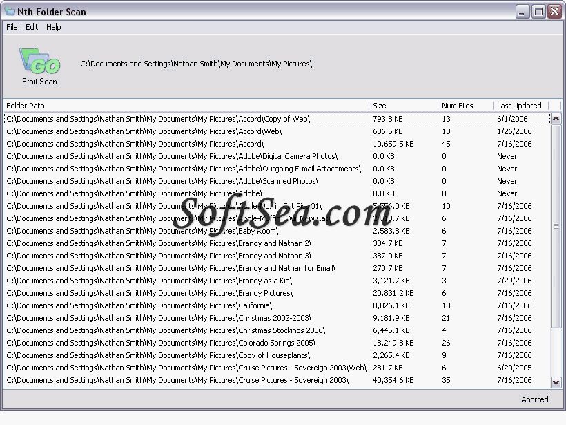 Nth Folder Scan Screenshot