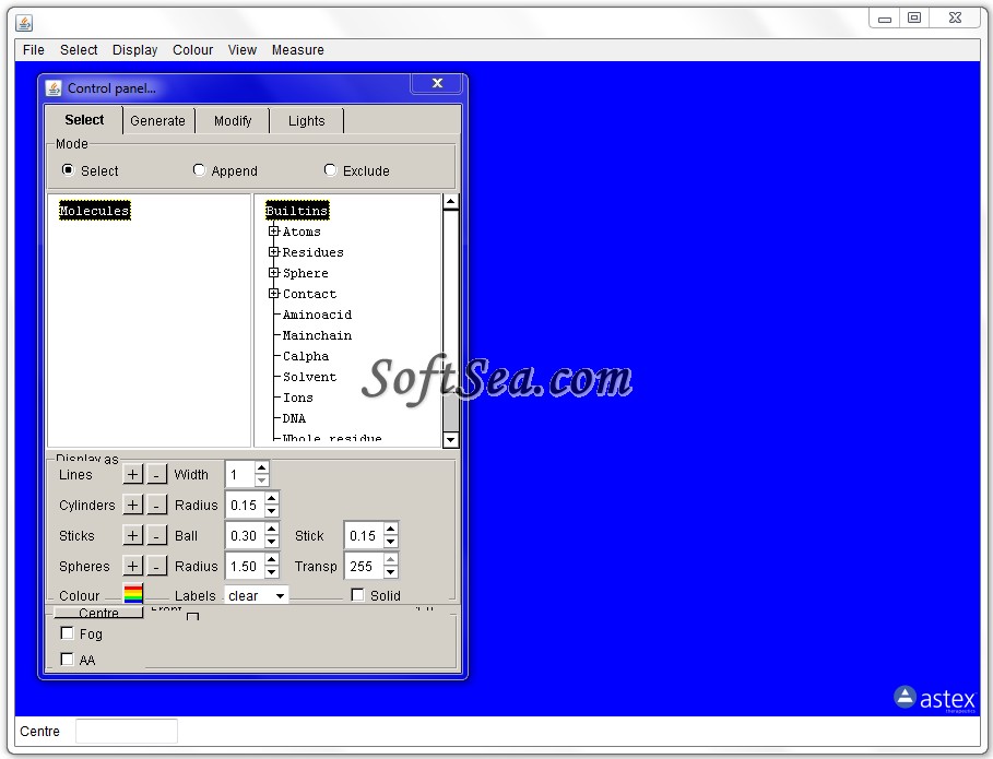 OpenAstexViewer Screenshot