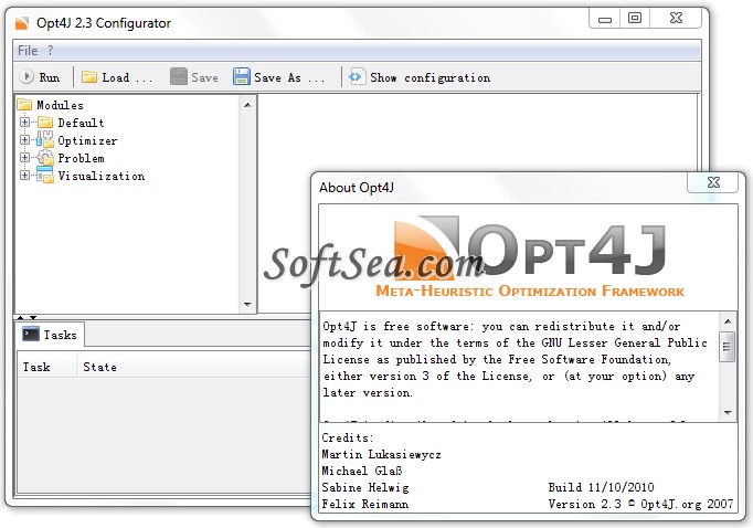 Opt4J Screenshot