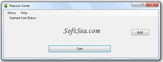 Peacock Sorter Screenshot
