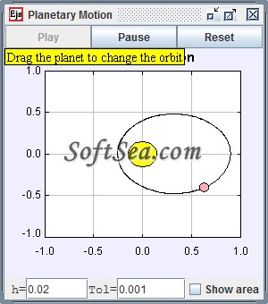 Planetary Motion Screenshot