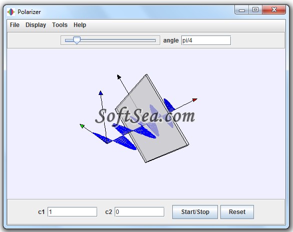 Polarizer Program Screenshot