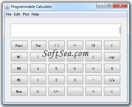 Programmable Calculator Screenshot